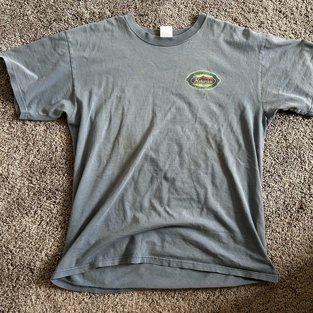 Anvil Gray Short Sleeve Tee with Classic Crew Neck